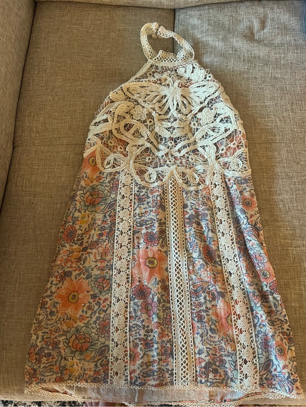 Free People Backless Mini Dress